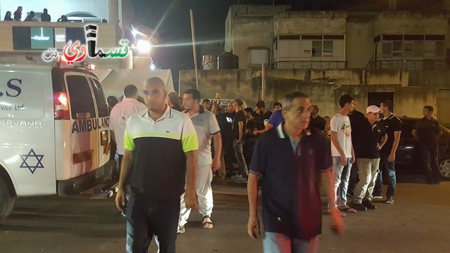 المئات من مواطني كفرقاسم يودعون المرحوم كامل عبدالله عامر الى مثواه الاخير